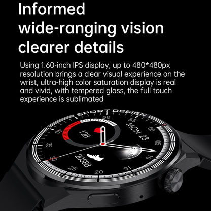 MD3MAX 1.39 inch Round Screen TPU Strap Smart Watch Supports Heart Rate Monitoring/Blood Oxygen M...