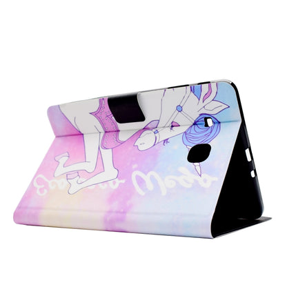 Electric Pressed Left Right Flat Feather Case with Sleep Function Pen Cover & Card Slot & Holder�...