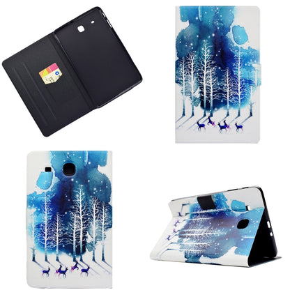 Electric Pressed Left Right Flat Feather Case with Sleep Function Pen Cover & Card Slot & Holder�...
