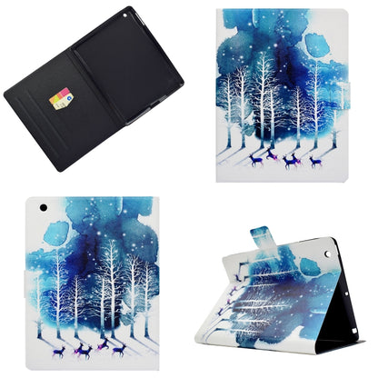 Electric Pressed Left Right Flat Feather Case with Sleep Function Pen Cover & Card Slot & Holder�...