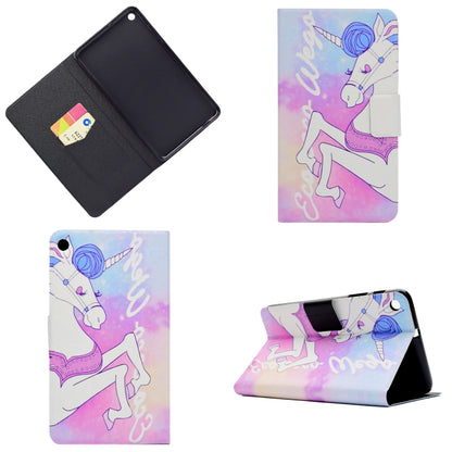 Electric Pressed Left Right Flat Feather Case with Sleep Function Pen Cover & Card Slot & Holder�...
