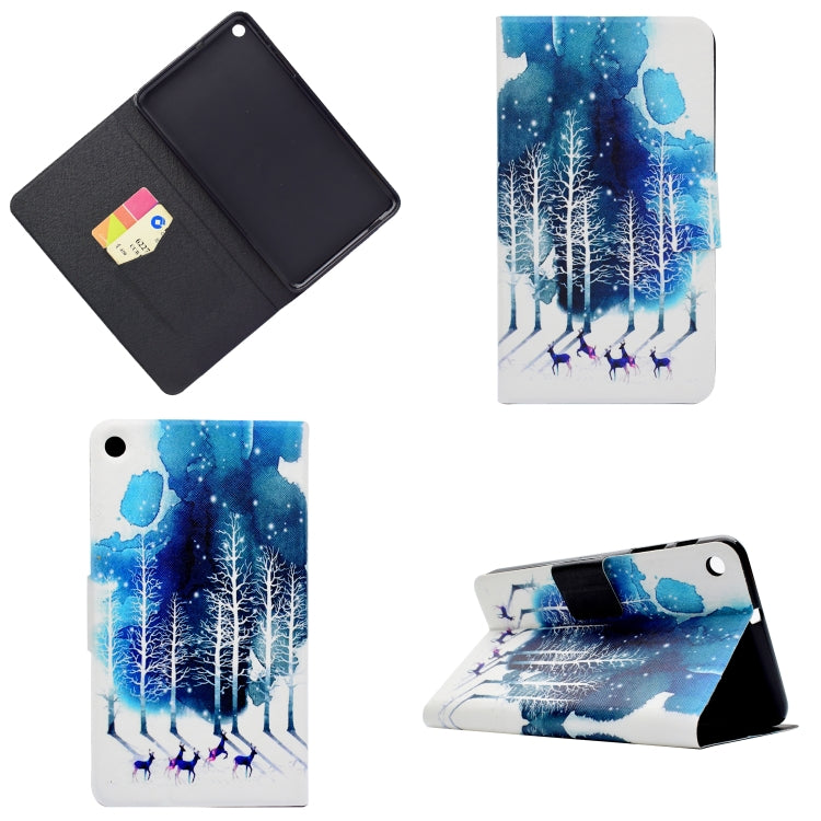 Electric Pressed Left Right Flat Feather Case with Sleep Function Pen Cover & Card Slot & Holder�...