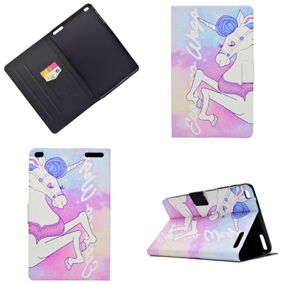 Electric Pressed Left Right Flat Feather Case with Sleep Function Pen Cover & Card Slot & Holder�...
