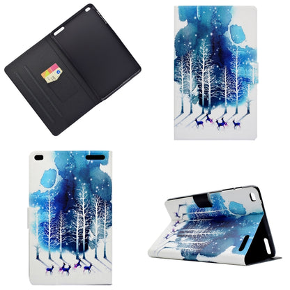 Electric Pressed Left Right Flat Feather Case with Sleep Function Pen Cover & Card Slot & Holder�...