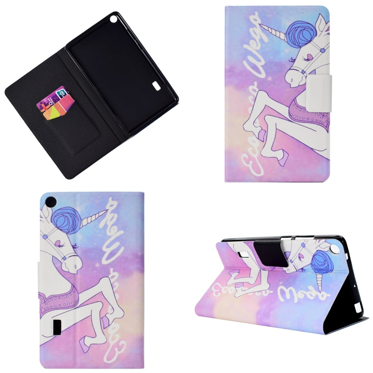 Electric Pressed Left Right Flat Feather Case with Sleep Function Pen Cover & Card Slot & Holder�...