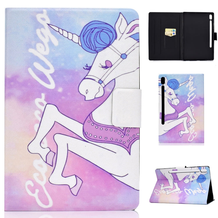 Electric Pressed Left Right Flat Feather Case with Sleep Function Pen Cover & Card Slot & Holder�...