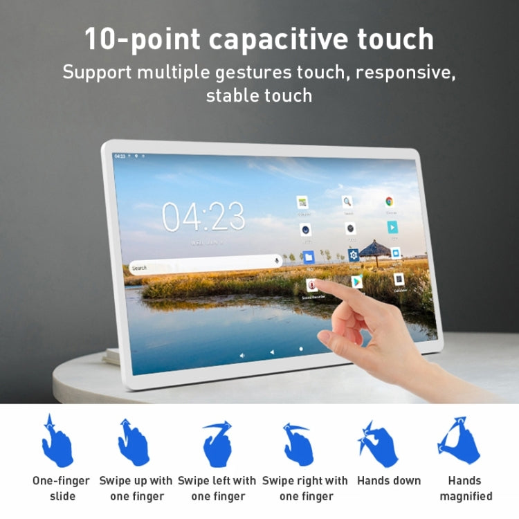 HSD2193T 24 inch IPS Display Advertising Machine Android 12, RK3399 2GB+16GB, RK3399 4GB+32GB