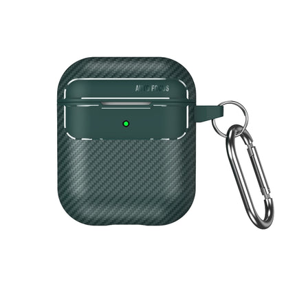 Carbon Fiber Texture Anti-fall Earphone Protective Case, For AirPods 1 / 2, For AirPods 3��������...