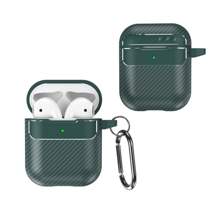 Carbon Fiber Texture Anti-fall Earphone Protective Case, For AirPods 1 / 2, For AirPods 3��������...