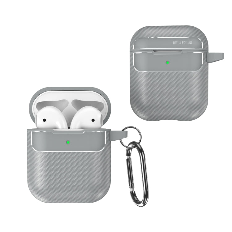 Carbon Fiber Texture Anti-fall Earphone Protective Case, For AirPods 1 / 2, For AirPods 3��������...