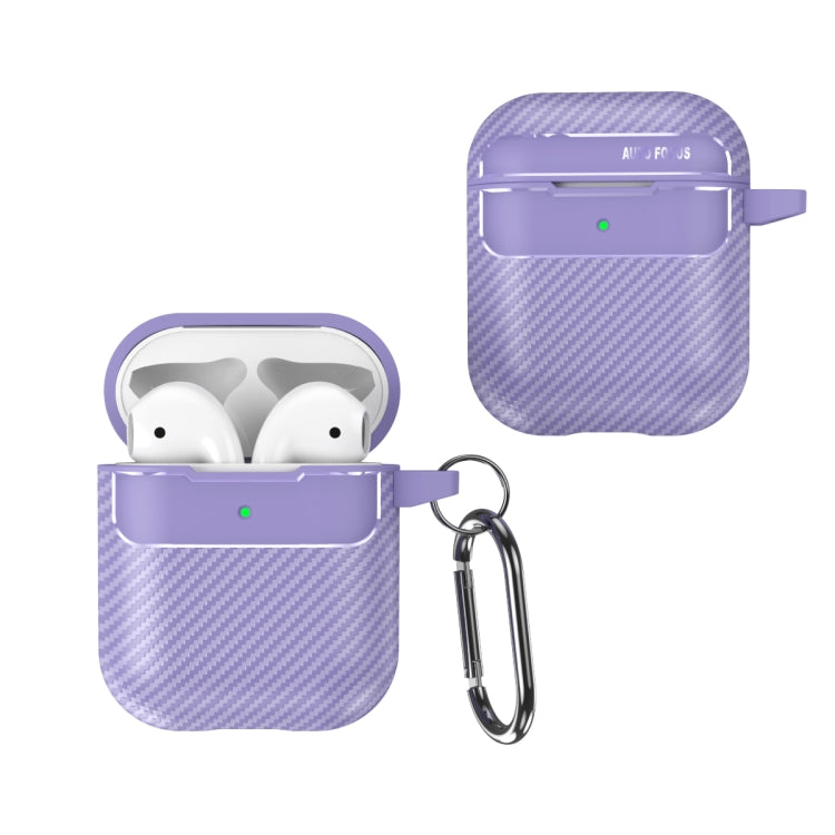 Carbon Fiber Texture Anti-fall Earphone Protective Case, For AirPods 1 / 2, For AirPods 3��������...