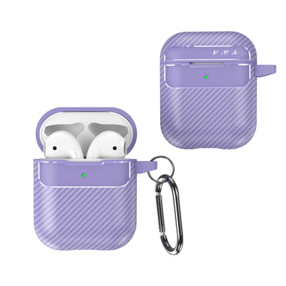 Carbon Fiber Texture Anti-fall Earphone Protective Case, For AirPods 1 / 2, For AirPods 3��������...