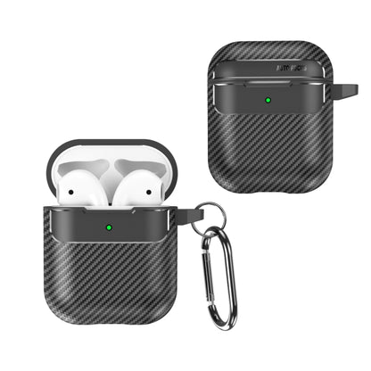 Carbon Fiber Texture Anti-fall Earphone Protective Case, For AirPods 1 / 2, For AirPods 3��������...