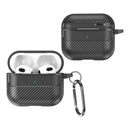 Carbon Fiber Texture Anti-fall Earphone Protective Case, For AirPods 1 / 2, For AirPods 3��������...