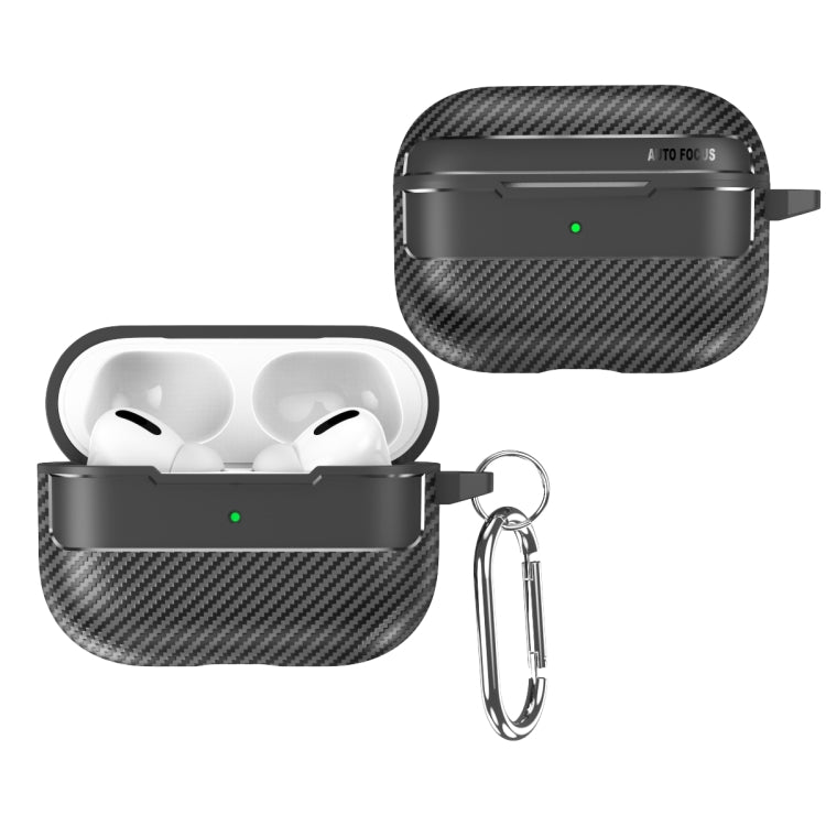 Carbon Fiber Texture Anti-fall Earphone Protective Case, For AirPods 1 / 2, For AirPods 3��������...