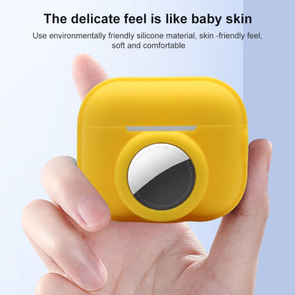 2 in 1 Shockproof Full Coverage Silicone Protective Case, For AirPods Pro 2 / AirTag