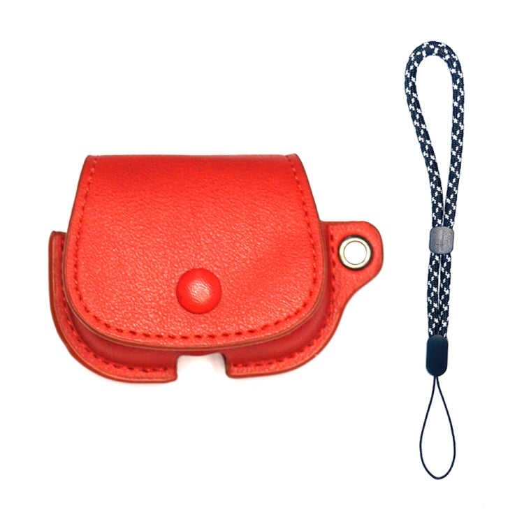 Backpack Style PU Leather Earphone Protective Case with Lanyard, For AirPods 1 / 2, For AirPods P...