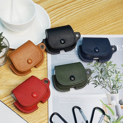 Backpack Style PU Leather Earphone Protective Case with Lanyard, For AirPods 1 / 2, For AirPods P...