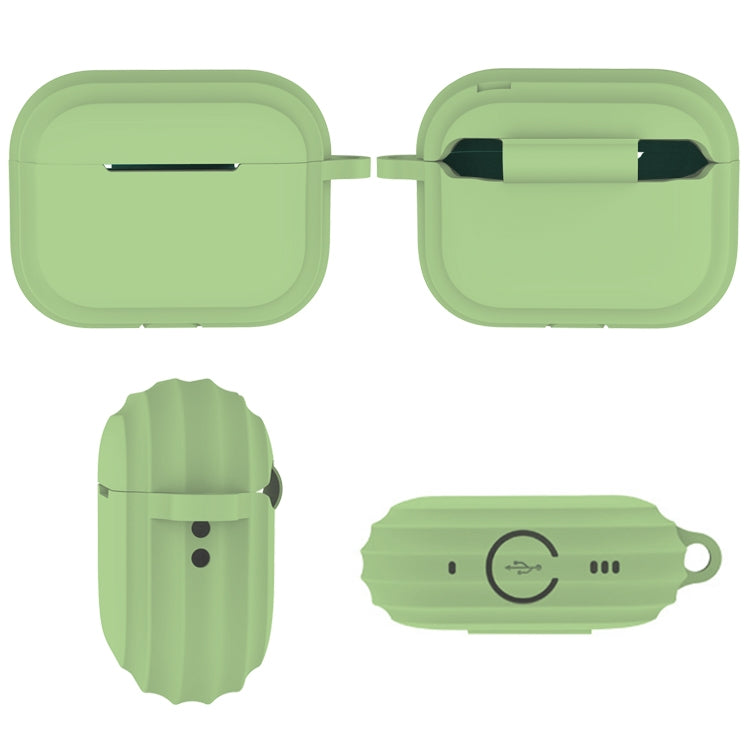 Striped Shockproof Earphone Case, For AirPods Pro 2