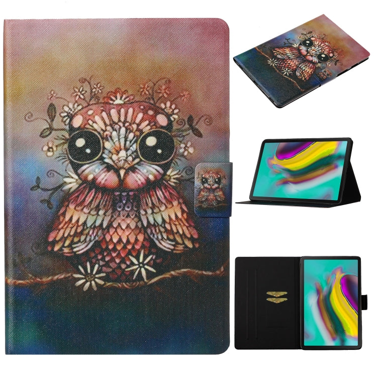 Coloured Drawing Pattern Horizontal Flip Leather Case with Holder & Card Slot & Sleep / Wake-up F...