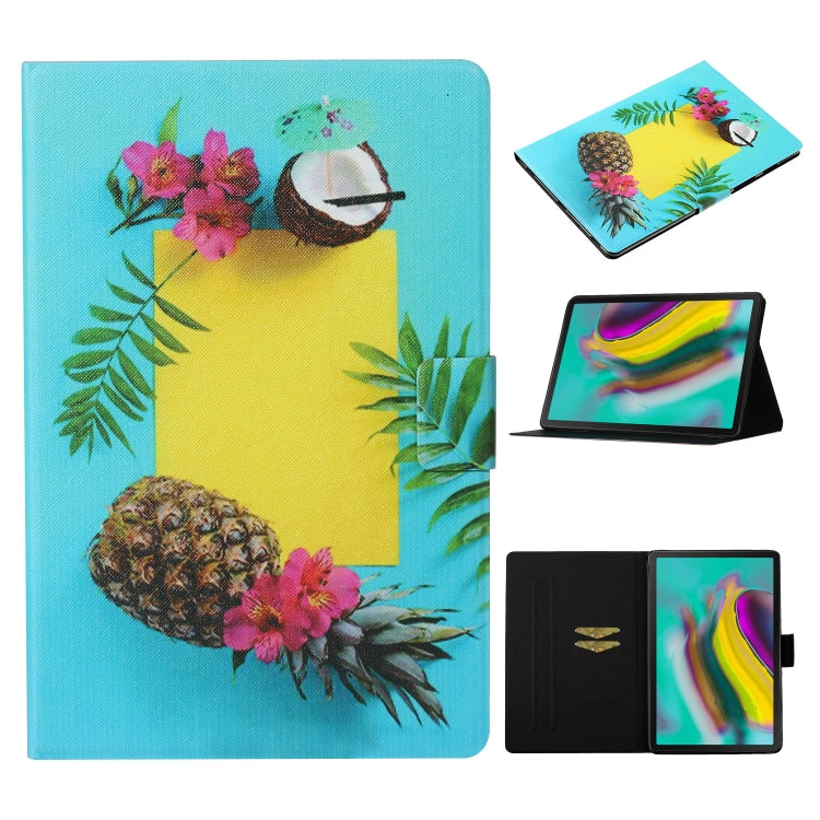 Coloured Drawing Pattern Horizontal Flip Leather Case with Holder & Card Slot & Sleep / Wake-up F...