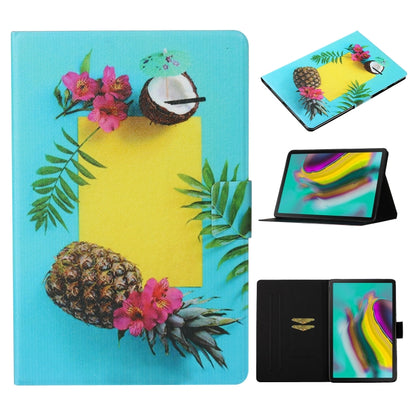 Coloured Drawing Pattern Horizontal Flip Leather Case with Holder & Card Slot & Sleep / Wake-up F...