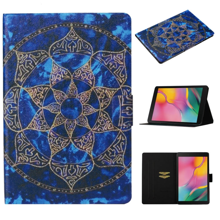Coloured Drawing Pattern Horizontal Flip Leather Case with Holder & Card Slot & Sleep / Wake-up F...