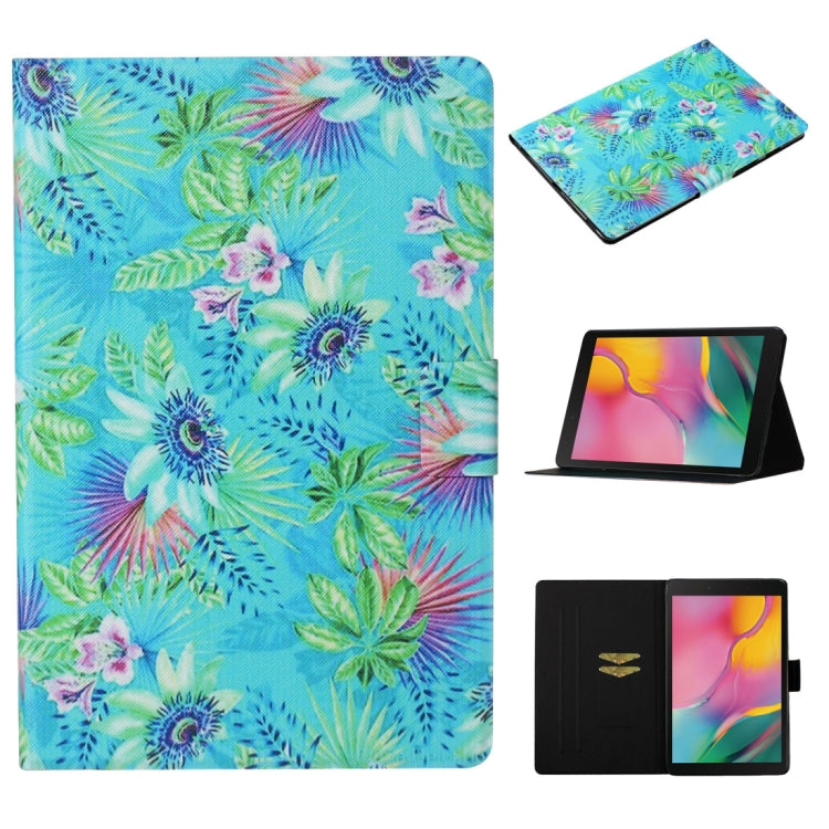 Coloured Drawing Pattern Horizontal Flip Leather Case with Holder & Card Slot & Sleep / Wake-up F...