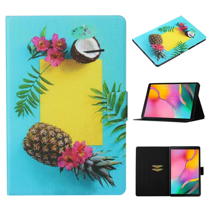 Coloured Drawing Pattern Horizontal Flip Leather Case with Holder & Card Slot & Sleep / Wake-up F...