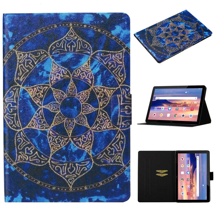 Coloured Drawing Pattern Horizontal Flip Leather Case with Holder & Card Slot & Sleep / Wake-up F...