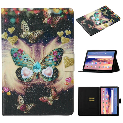 Coloured Drawing Pattern Horizontal Flip Leather Case with Holder & Card Slot & Sleep / Wake-up F...