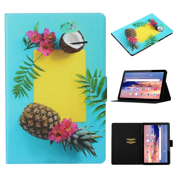 Coloured Drawing Pattern Horizontal Flip Leather Case with Holder & Card Slot & Sleep / Wake-up F...