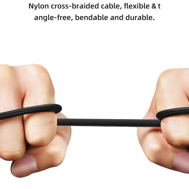 USAMS Type-C to Type-C PD100W Aluminum Alloy Transparent Digital Display Fast Charge Data Cable��...