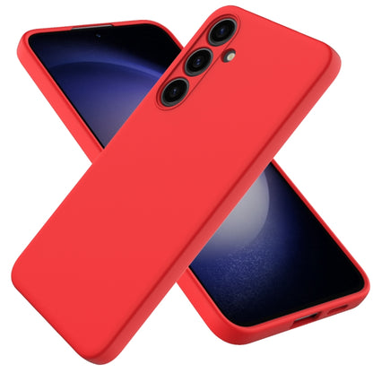Solid Color Liquid Silicone Dropproof Full Coverage Phone Case