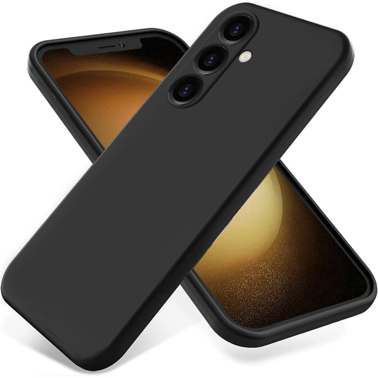 Solid Color Liquid Silicone Dropproof Full Coverage Phone Case