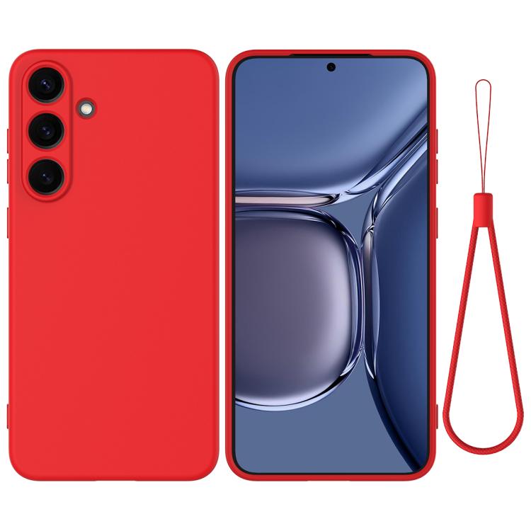 Solid Color Liquid Silicone Dropproof Full Coverage Phone Case