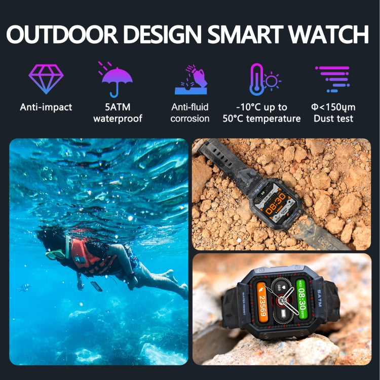 1.91 inch Waterproof Smart Sports Watch