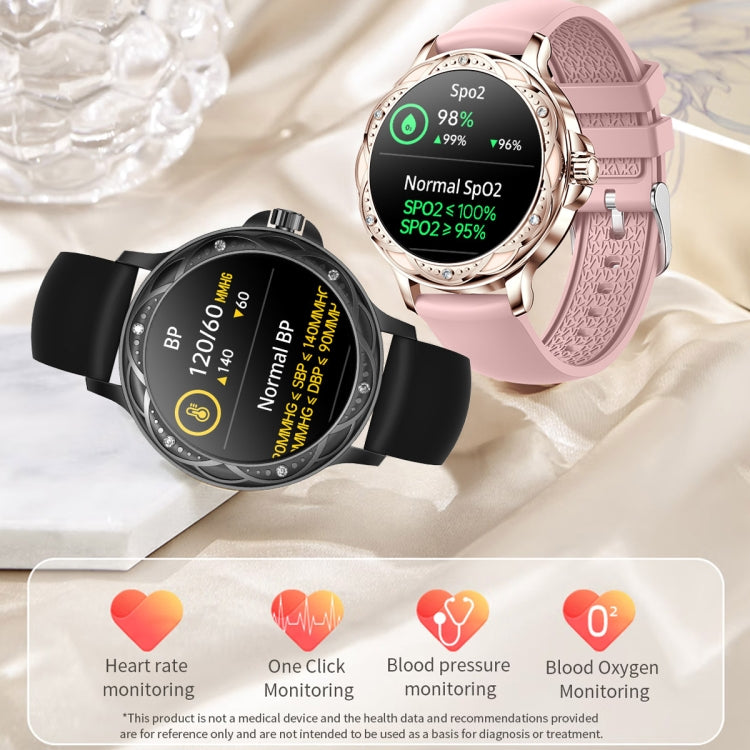 1.2 inch Waterproof Smart Silicone Strap Wristband