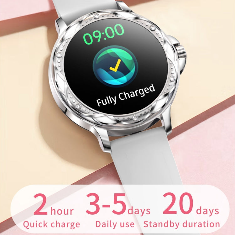 1.2 inch Waterproof Smart Silicone Strap Wristband