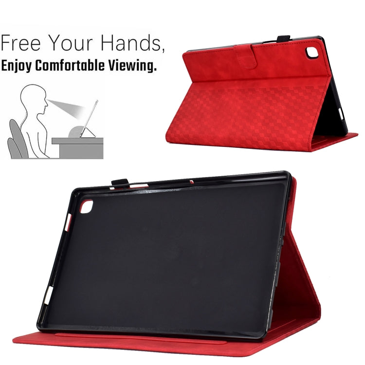 For Samsung Galaxy Tab A 10.1 T510 / T515 2019 Rhombus Embossed Leather Tablet Case��������������...