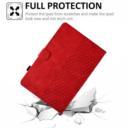 For Samsung Galaxy Tab A 10.1 T510 / T515 2019 Rhombus Embossed Leather Tablet Case��������������...