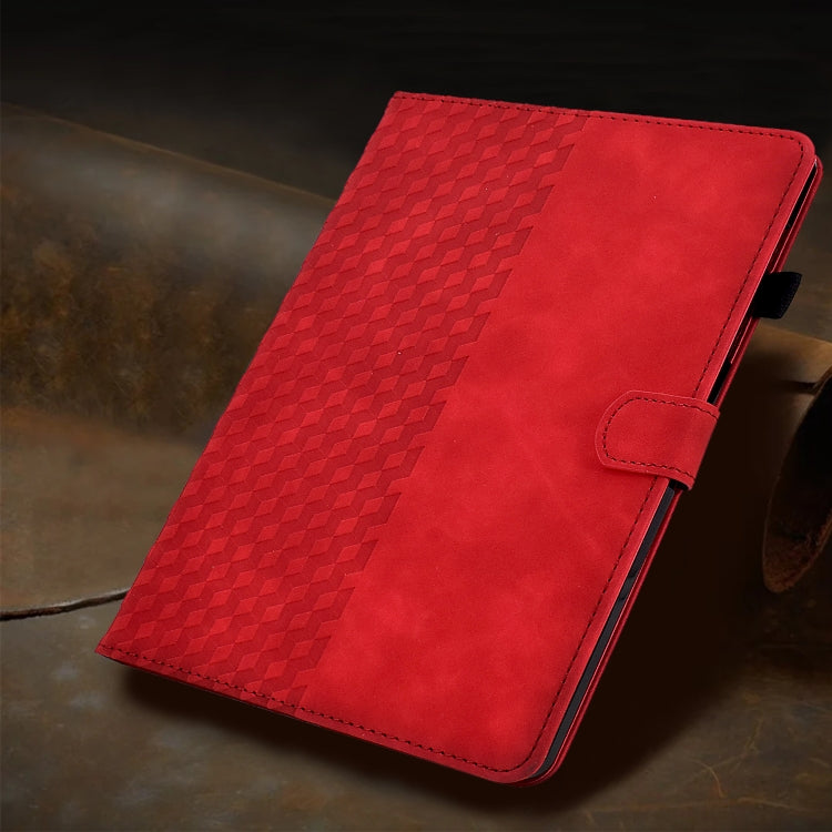 For Samsung Galaxy Tab A 10.1 T510 / T515 2019 Rhombus Embossed Leather Tablet Case��������������...