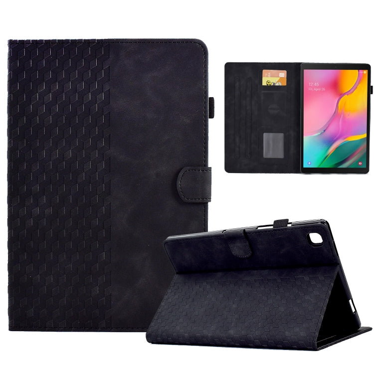 For Samsung Galaxy Tab A 10.1 T510 / T515 2019 Rhombus Embossed Leather Tablet Case��������������...