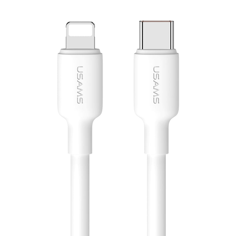 USAMS US-SJ610 U84 PD20W USB-C / Type-C to 8 Pin Charging Data Cable, PD20W 8 Pin 1m, PD20W 8 Pin...