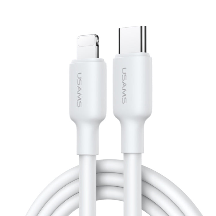USAMS US-SJ610 U84 PD20W USB-C / Type-C to 8 Pin Charging Data Cable, PD20W 8 Pin 1m, PD20W 8 Pin...