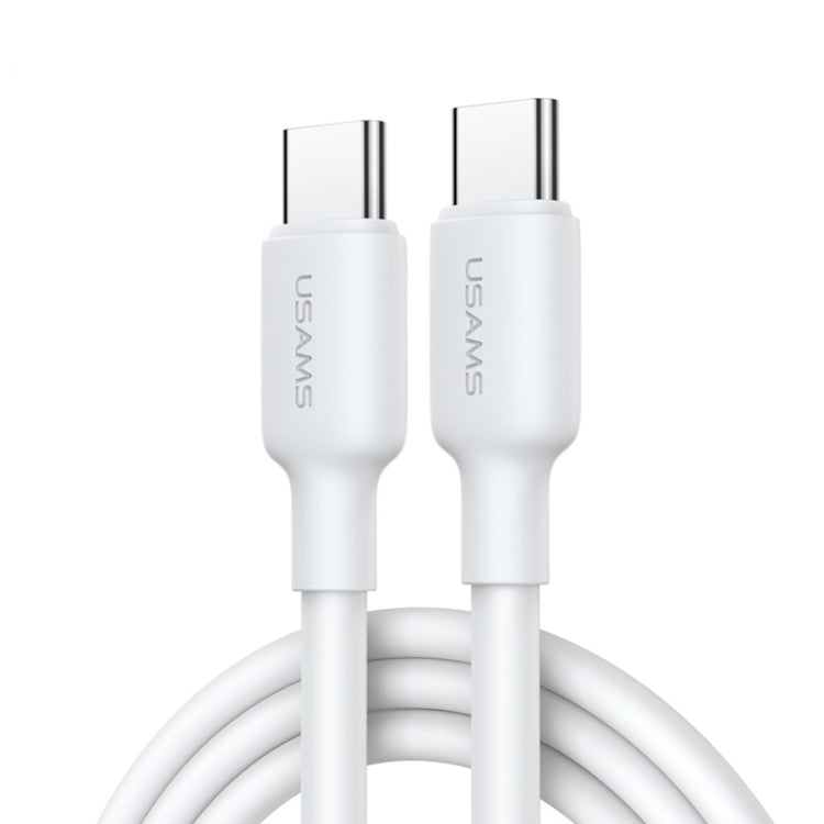 USAMS US-SJ613 U84 PD100W USB-C / Type-C to USB-C / Type-C Charging Data Cable, Type-C 1m, Type-C...