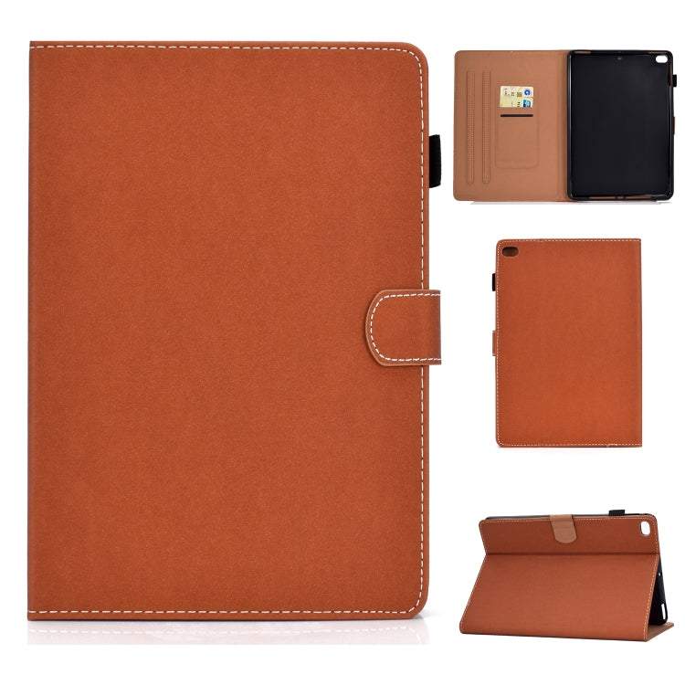 Solid Color Tablet PC Universal Magnetic Horizontal Flip Leather Case with Card Slots & Holder���...