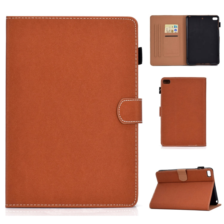 Solid Color Tablet PC Universal Magnetic Horizontal Flip Leather Case with Card Slots & Holder���...