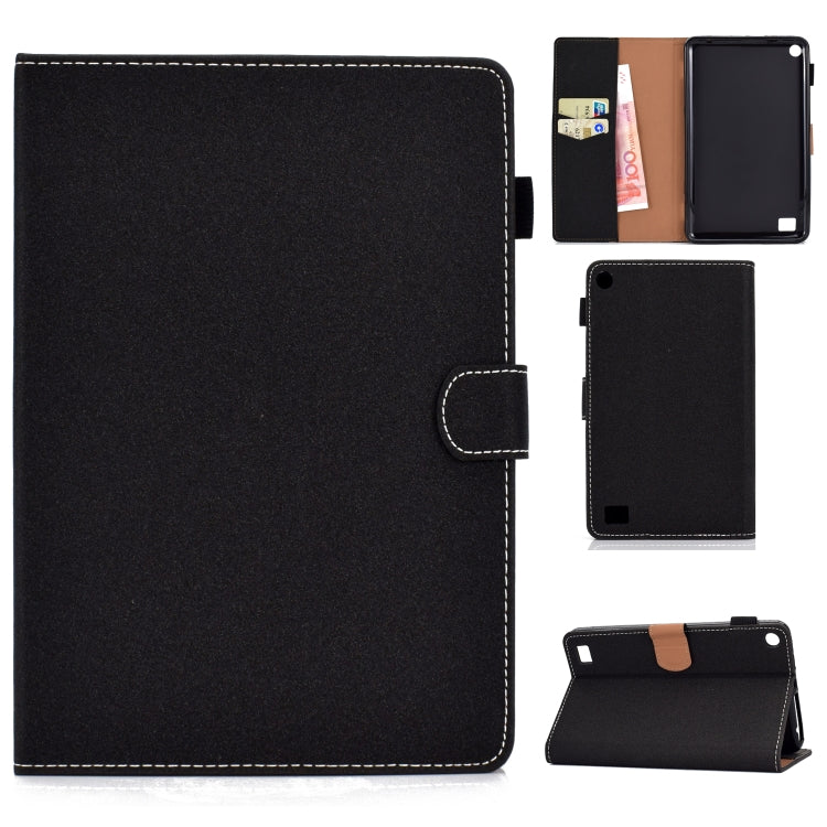 Solid Color Tablet PC Universal Magnetic Horizontal Flip Leather Case with Card Slots & Holder���...