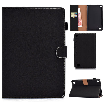 Solid Color Tablet PC Universal Magnetic Horizontal Flip Leather Case with Card Slots & Holder���...